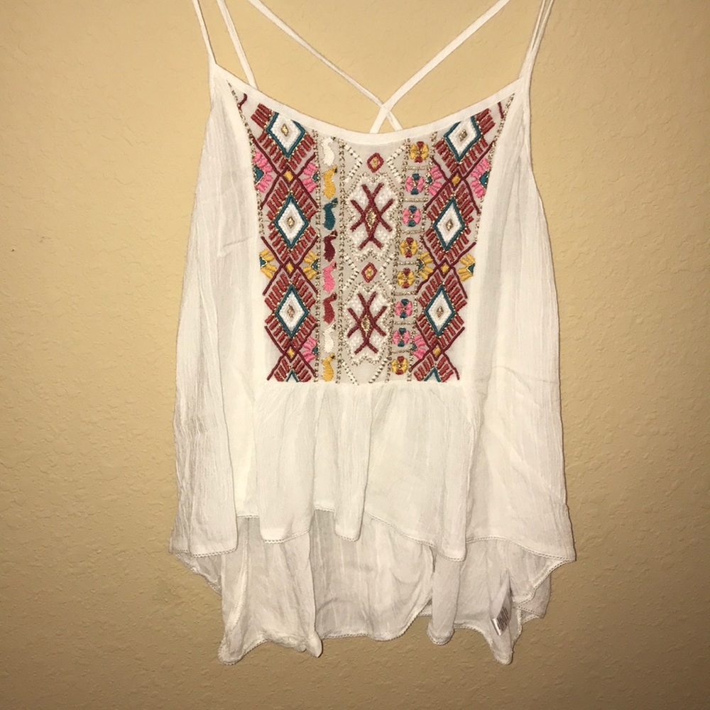 Flowy Embroidered Top